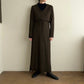 90s Brown Rayon Two-Piece Made in USA