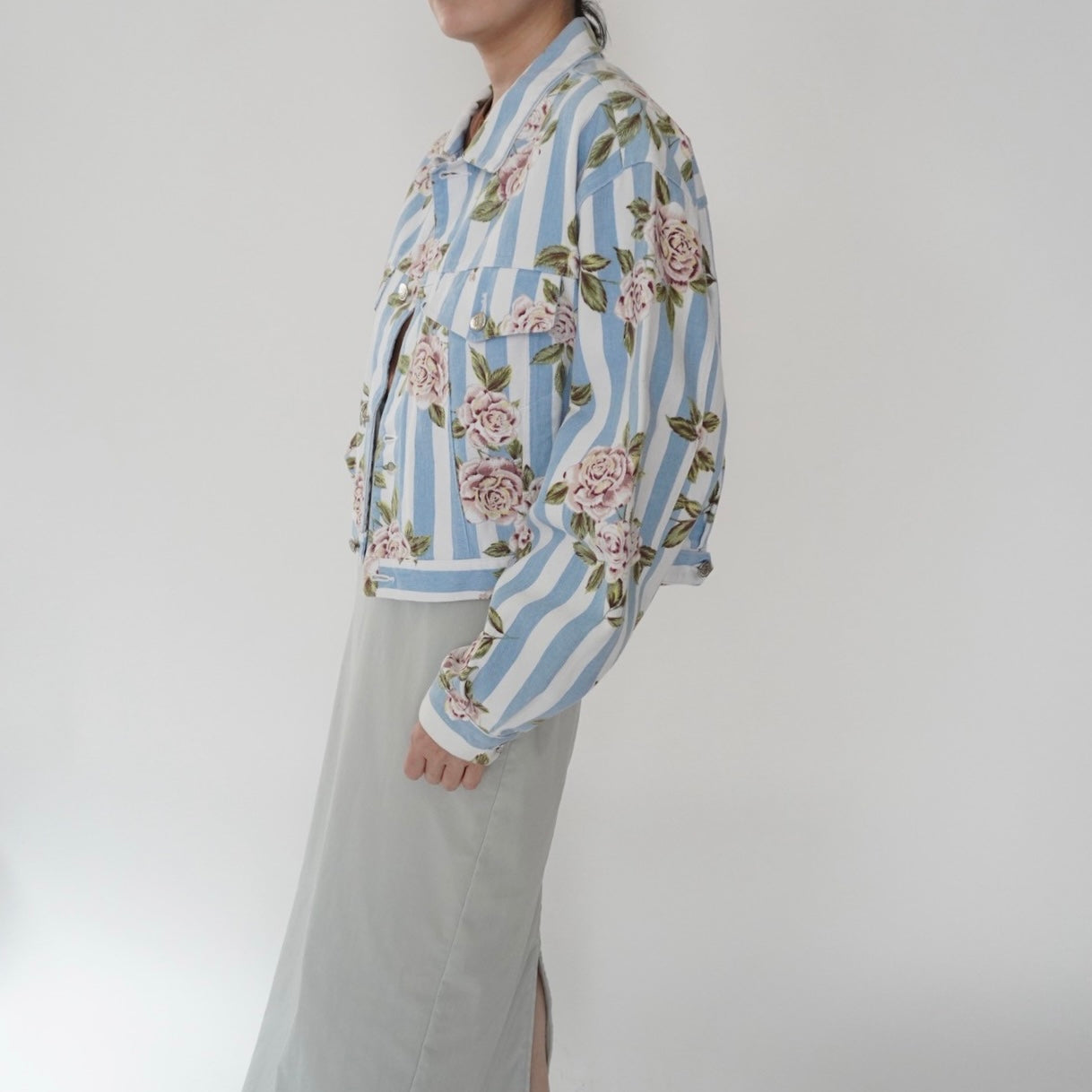 90s Flower Pattern Jacket
