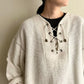 90s Lace Up Top