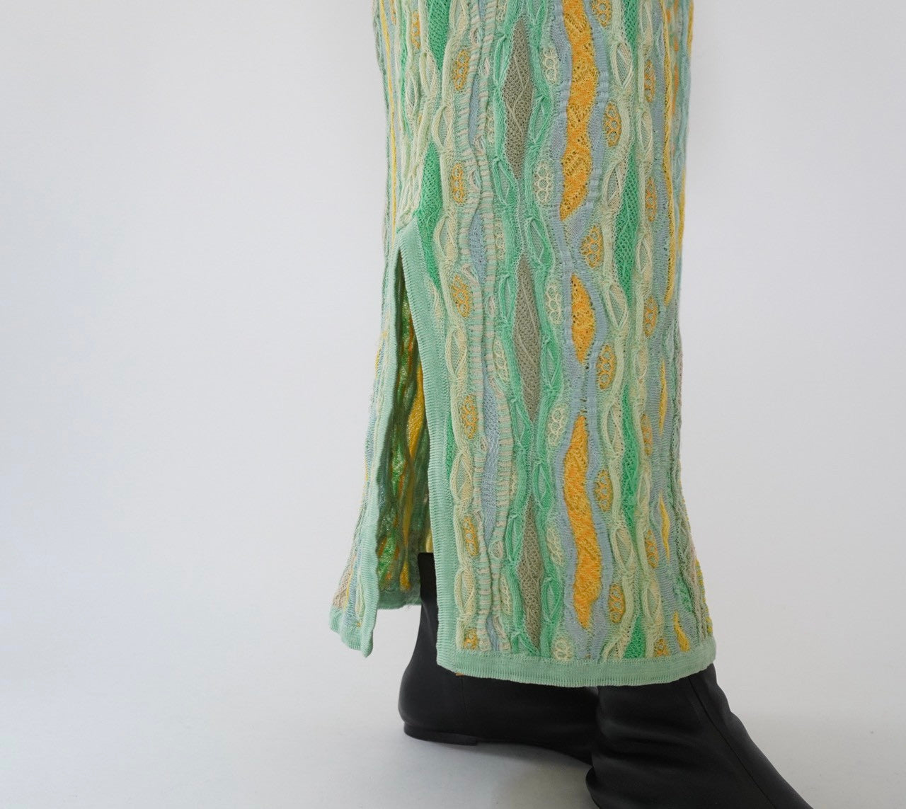 80s Design Cotton Knit Dress Made in Australia