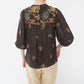 70s Printed Blouse