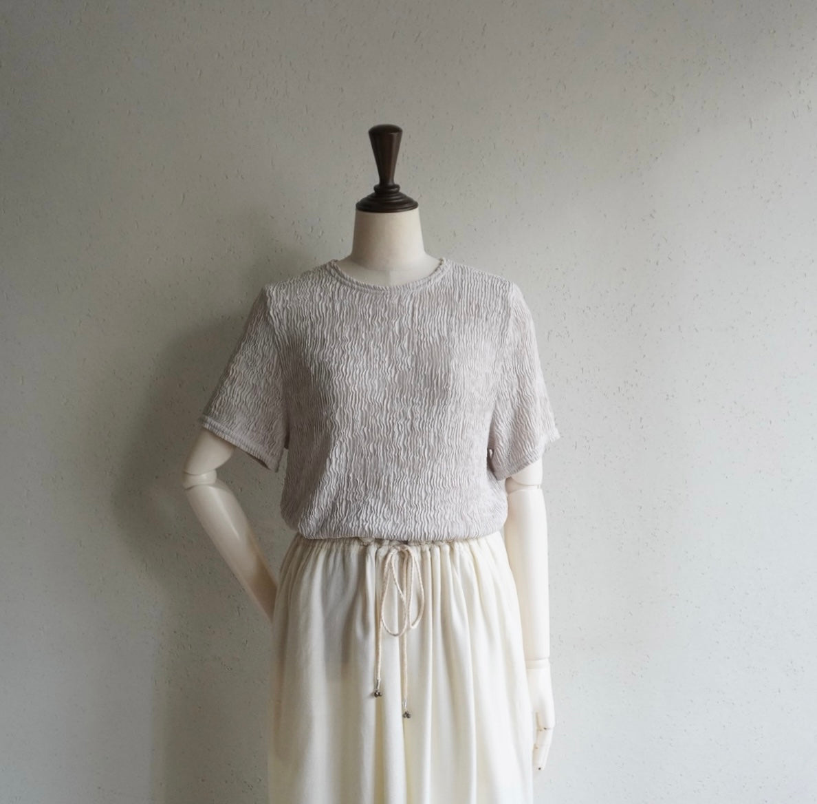 90s Pleated Top Made in USA