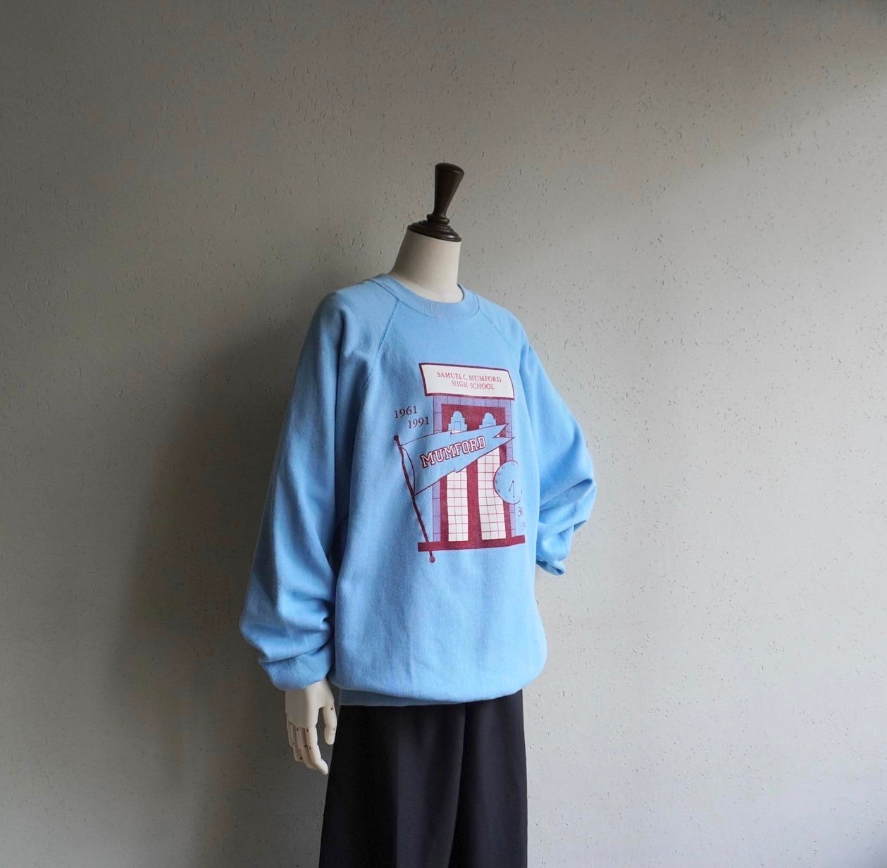 90s Printed Sweater Made in USA