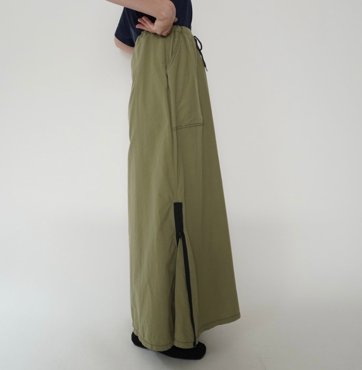 90s Khaki Design Skirt Made in USA