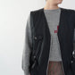 90s EURO Black Design Vest