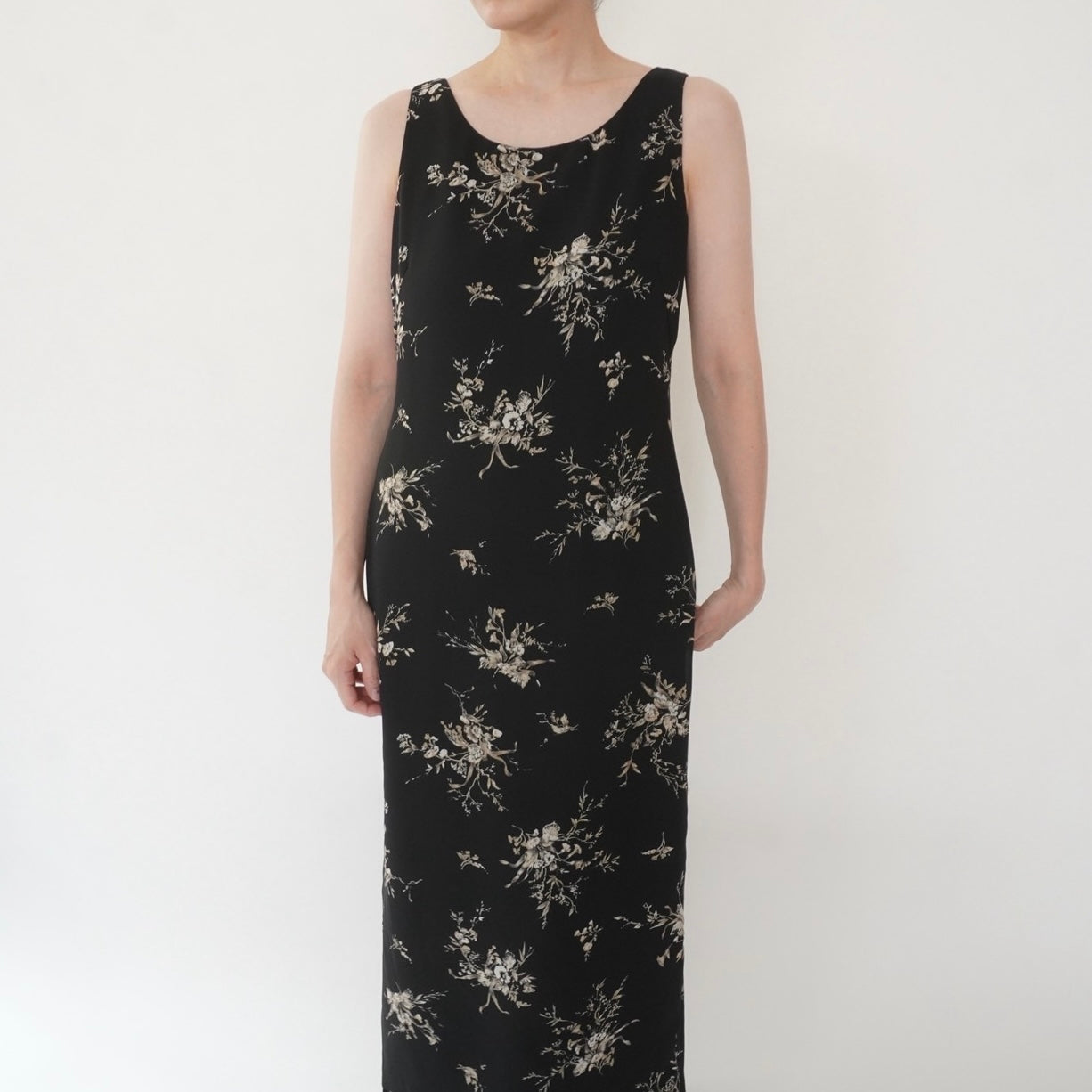 90s Floral Print Dress