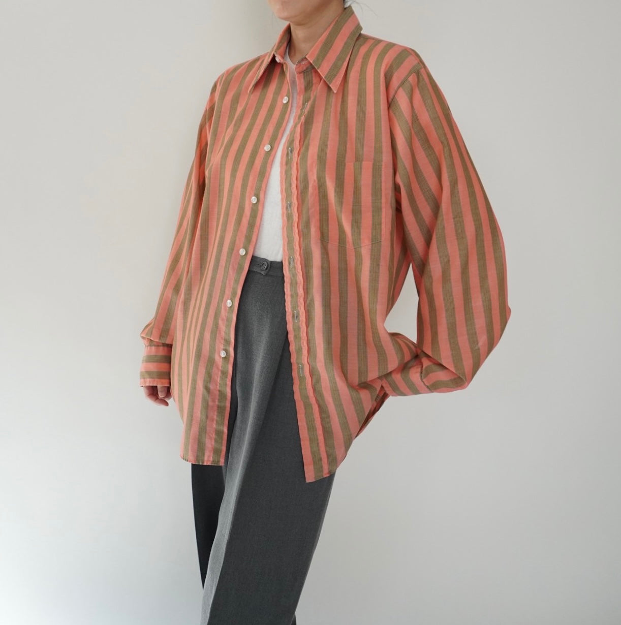 70s "Arrow" Striped Shirt