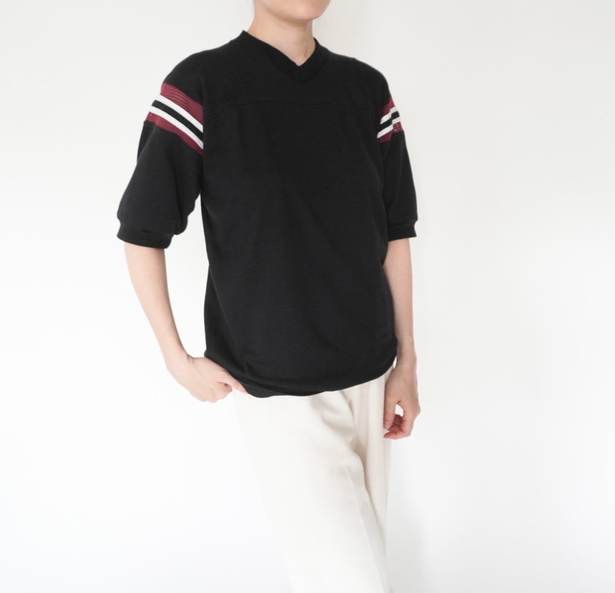 80s Mesh Design T-shirt