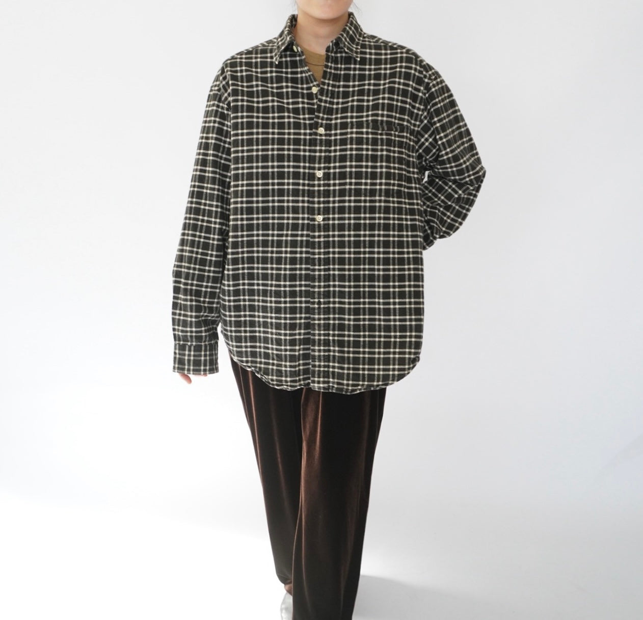 90s "GAP" Plaid Shirt