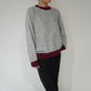 80s Two Tone Printed Sweater Made in USA