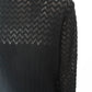 80s Black Knit Dress
