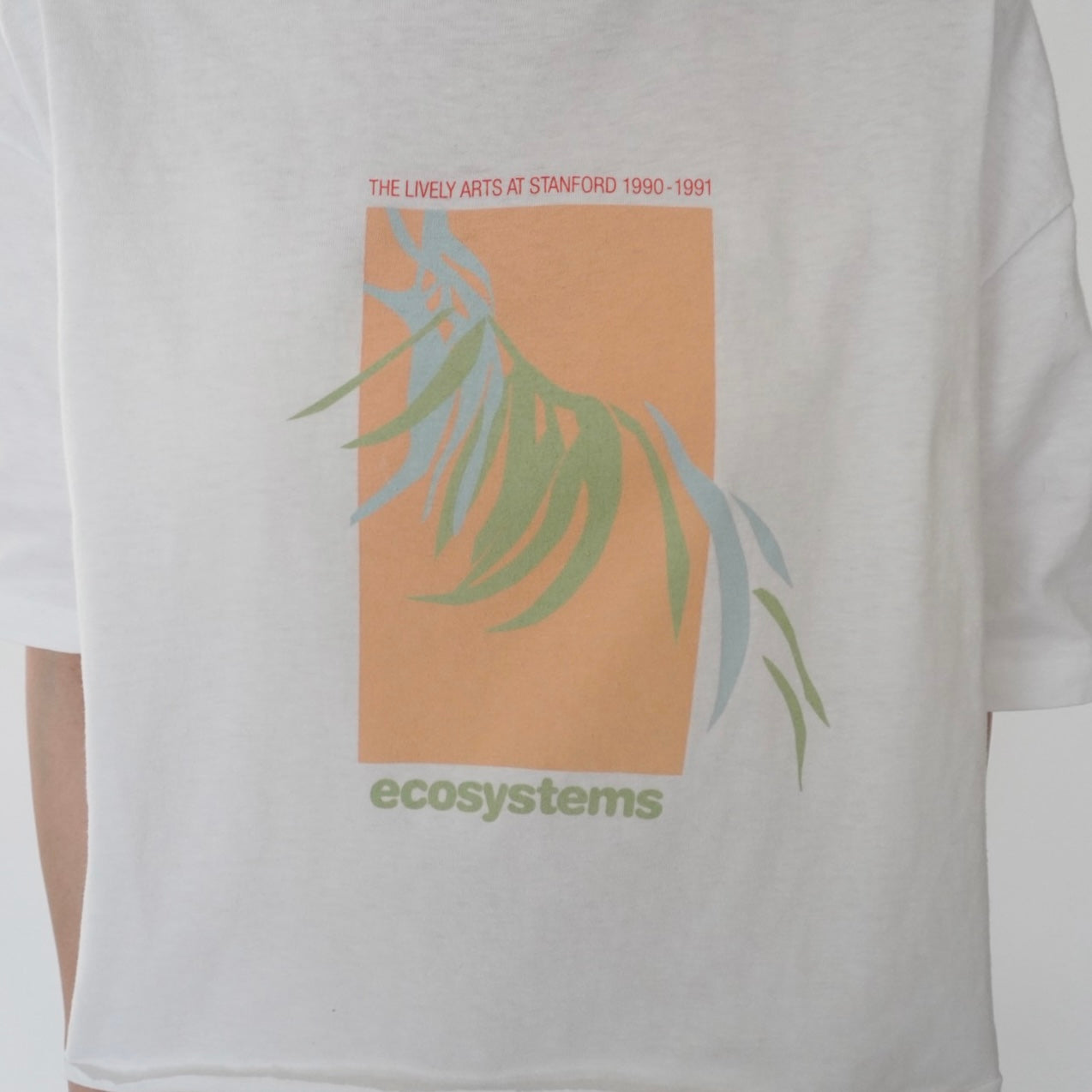 80s Printed Cut Off T-shirt Made in USA