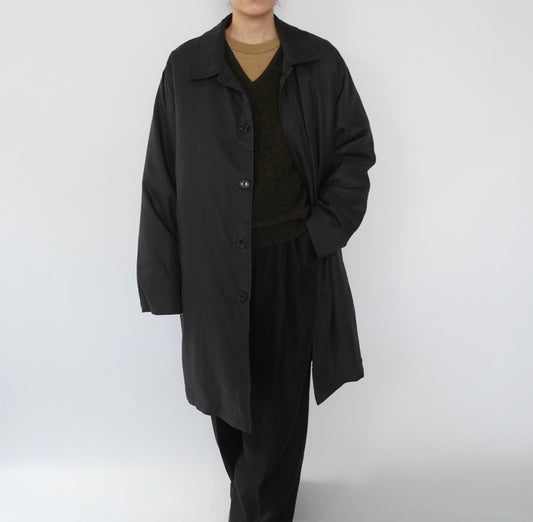 90s Black Light Coat