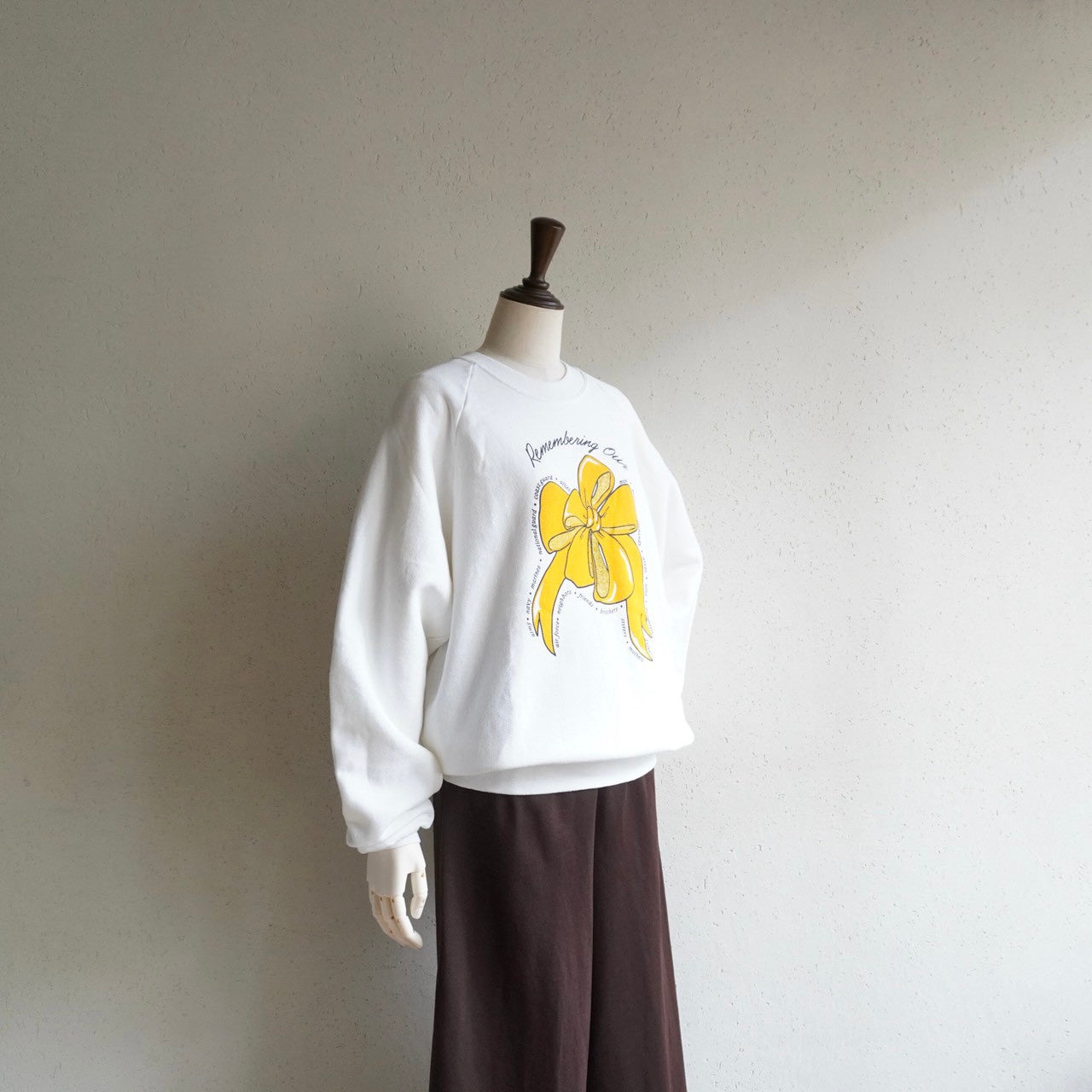 90s Printed Sweater Made in USA