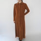 90s "FENDI" Faux Suede Dress Made in Italy