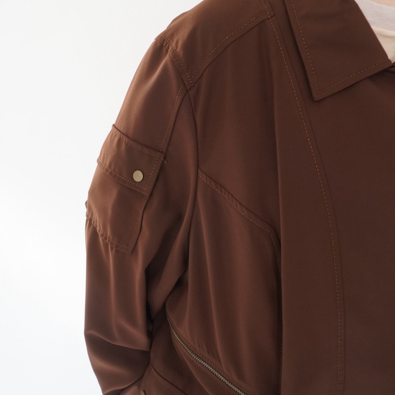 90s Design Brown Jacket