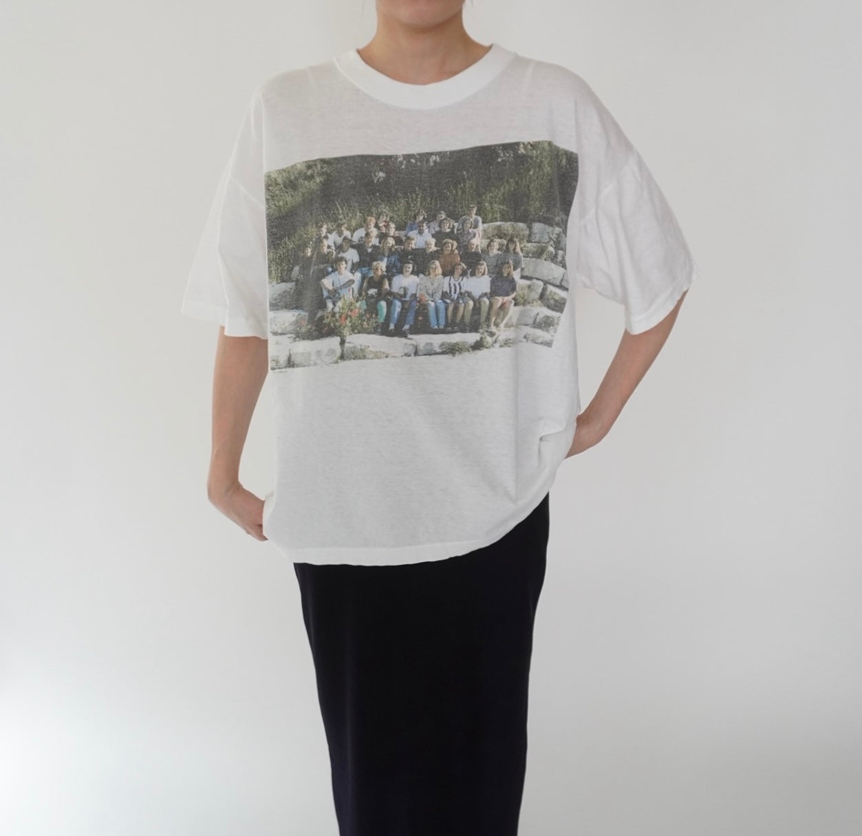 90s EURO Photo Printed T-shirt