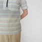 70s Pattern Zip Top