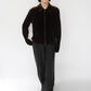 90s "J.CREW" Velour Zip Shirt