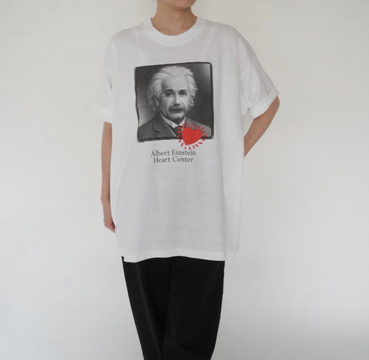 90s "EINSTEIN" Photo  Printed T-shirt