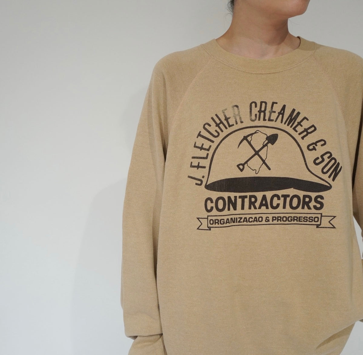 80s Printed Sweater Made in USA