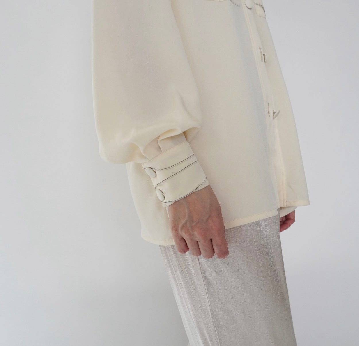 90s Design Sheer Shirt