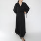 90s EURO Design Black Dress