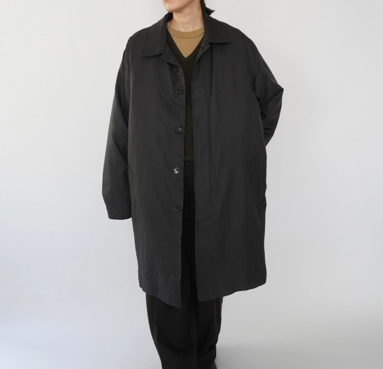 90s Black Light Coat