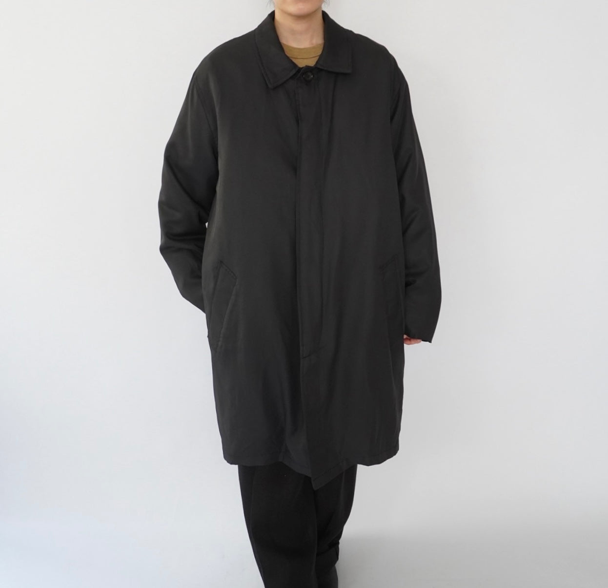 90s Black Light Coat
