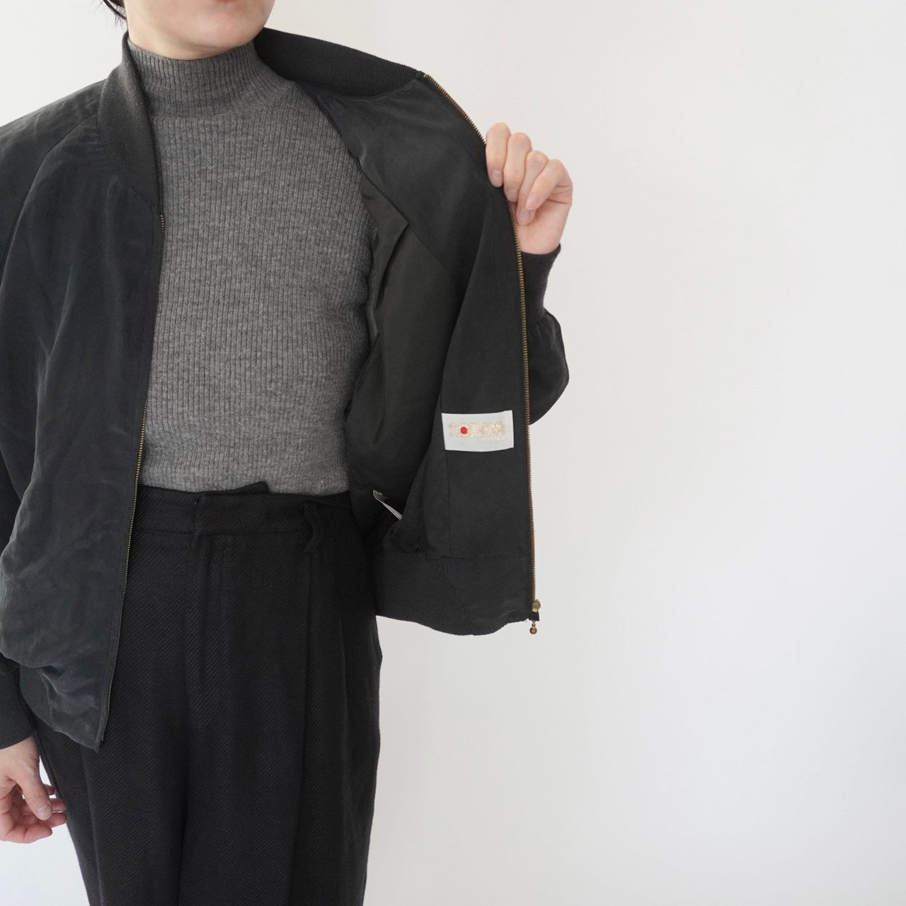 90s EURO Silk Design Light Jacket