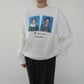 90s Photo Printed Sweater Made in Canada