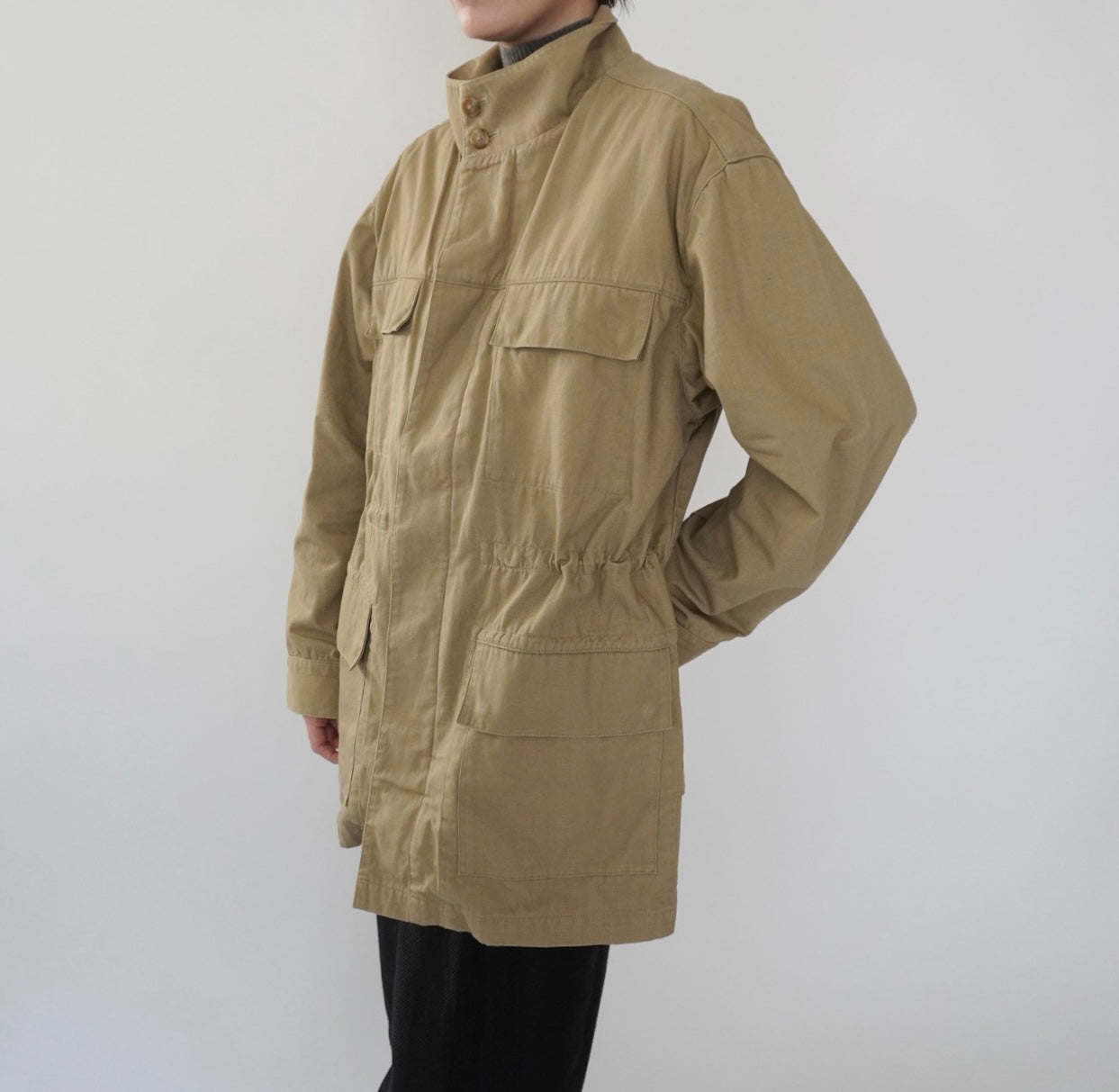 " LL Bean " Cotton  Military Jacket