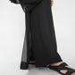 90s Slit Design Wide Pants