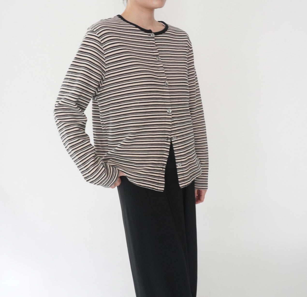 90s Striped Design Top