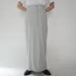 90s Zip Design Maxi Skirt