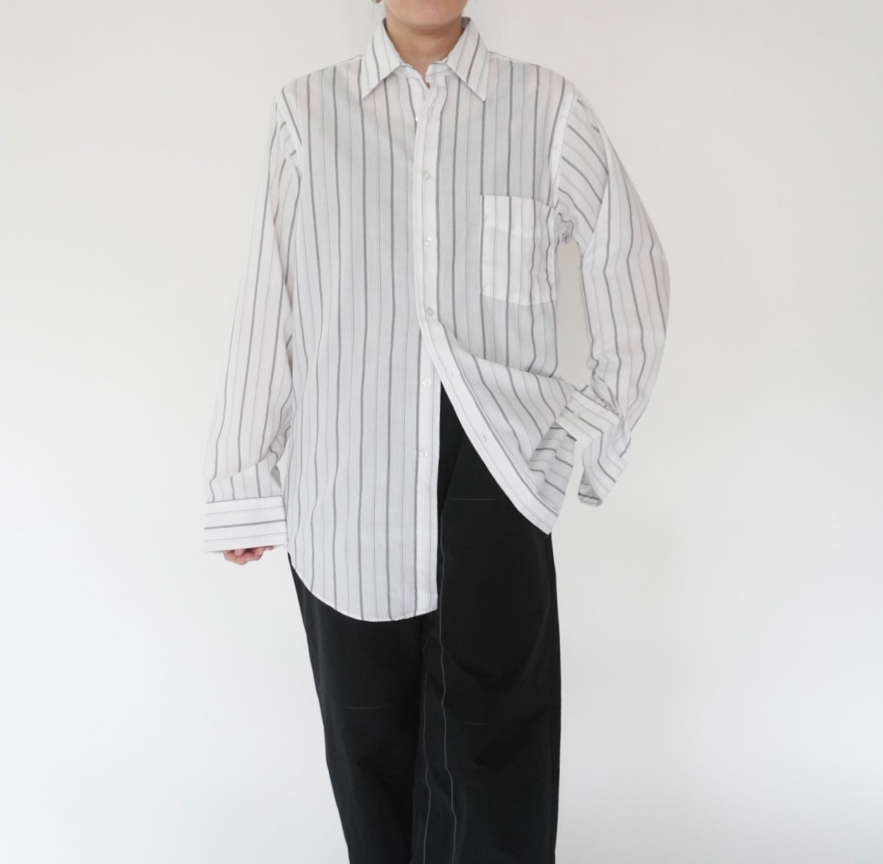 90s Striped Shirt Made in USA