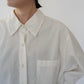 90s Embroidery Collar Shirt