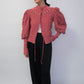 80s Embroidery Knit Cardigan