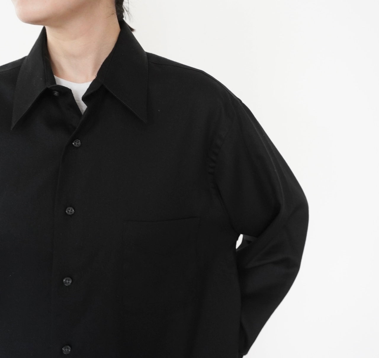"Geoffrey Beene" Black Shirt