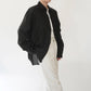 90s Black Linen Shirt