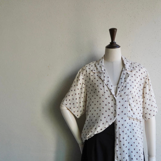 90s "ANN TAYLOR" Silk Shirt