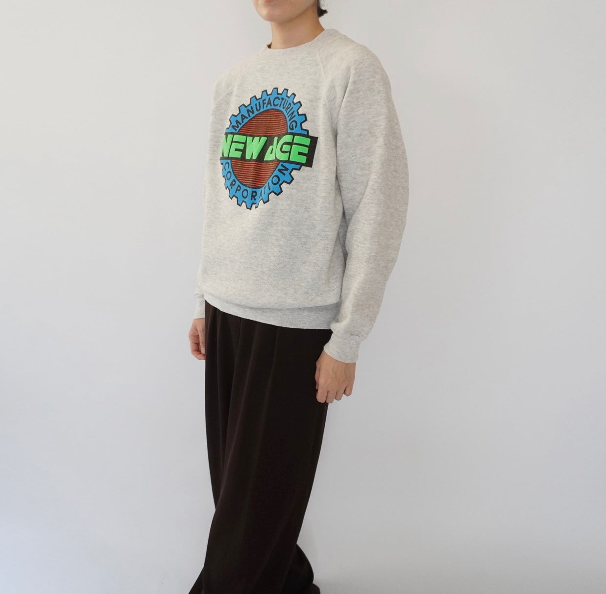 90s Printed Sweater Made in USA