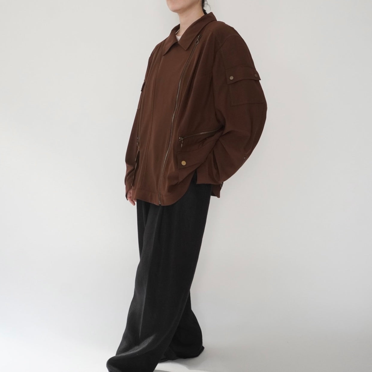 90s Design Brown Jacket