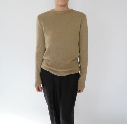80s Beige Top