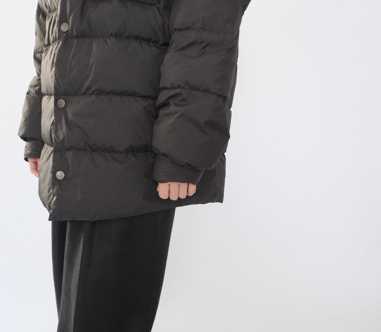 90s Black Down Jacket