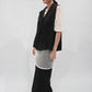90s Black Vest,Blouse