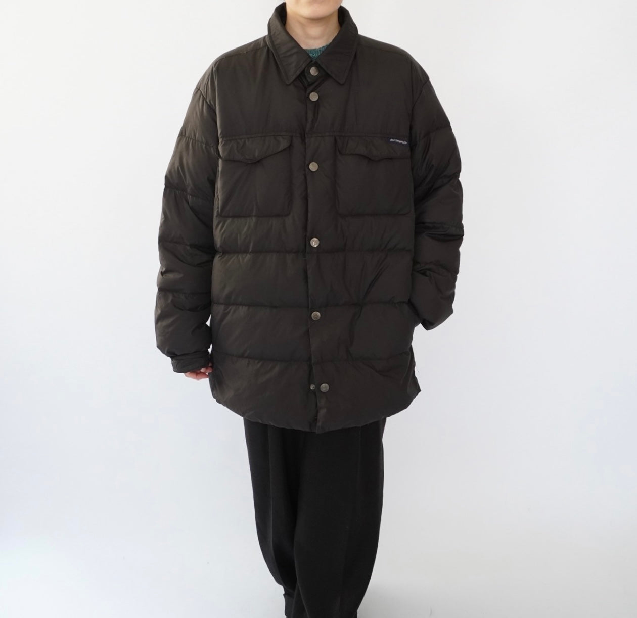 90s Black Down Jacket