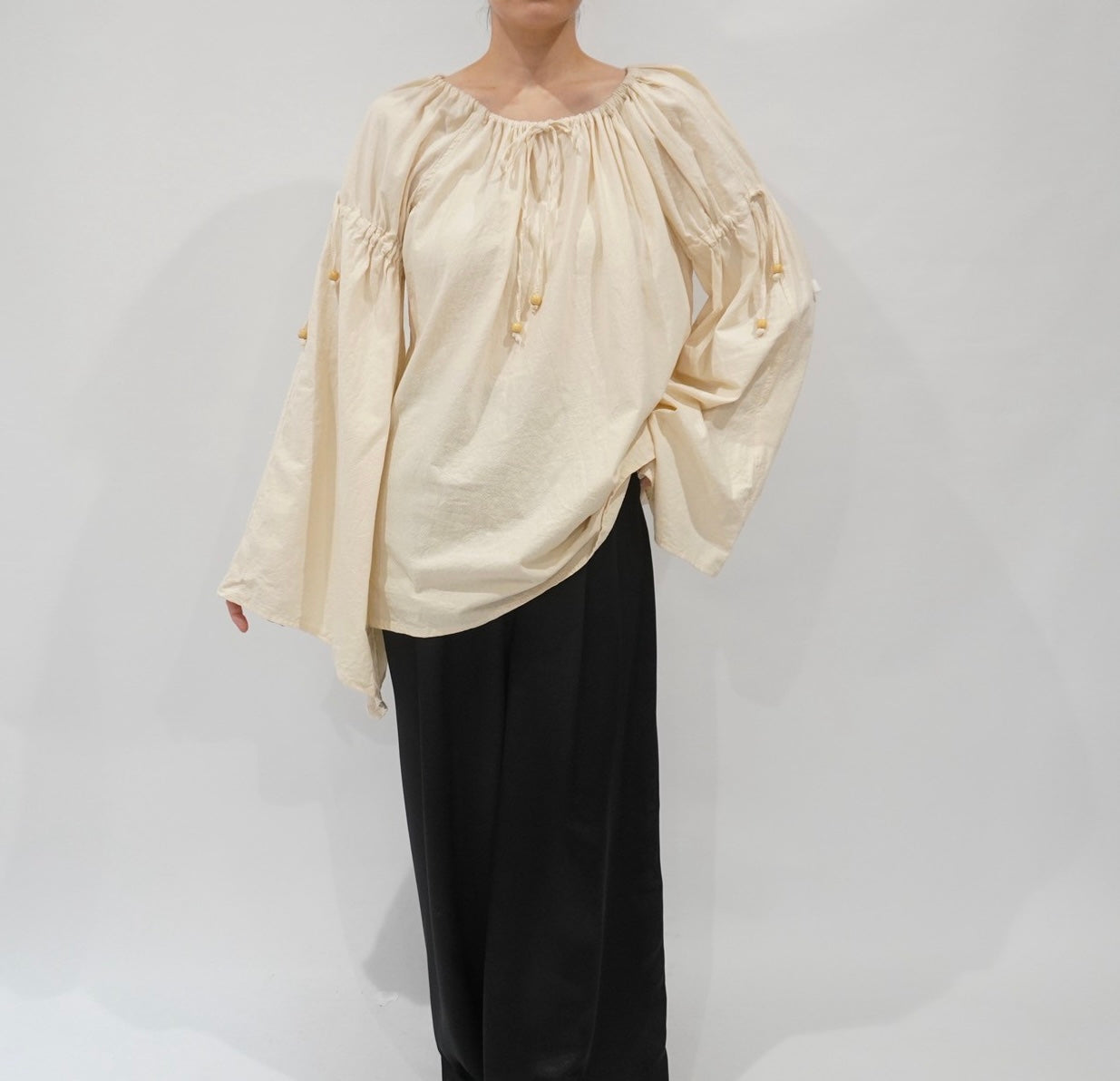 90s Cotton Ivory Tunic