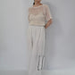 90s Linen Wide Pants