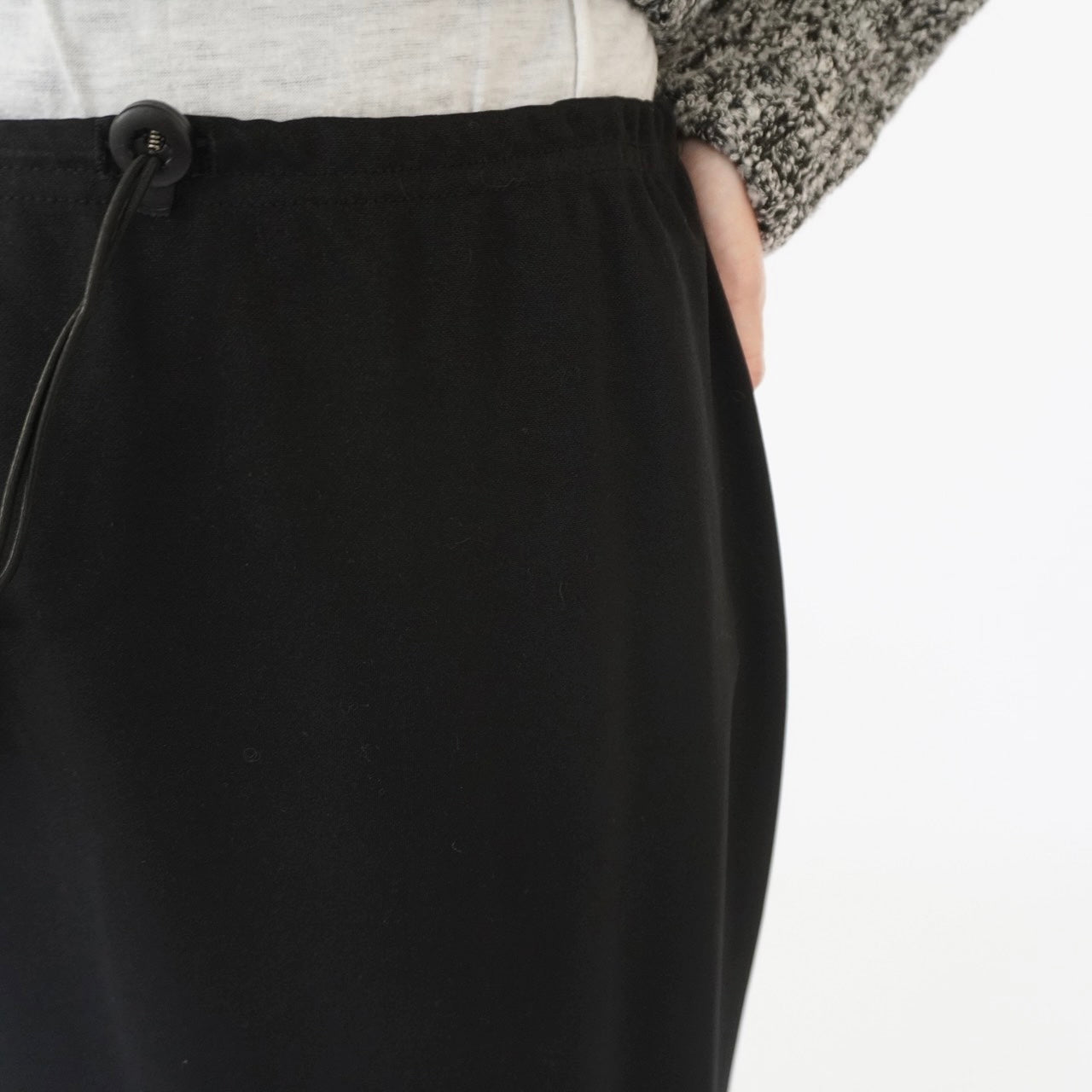90s Black Maxi Skirt Made in USA